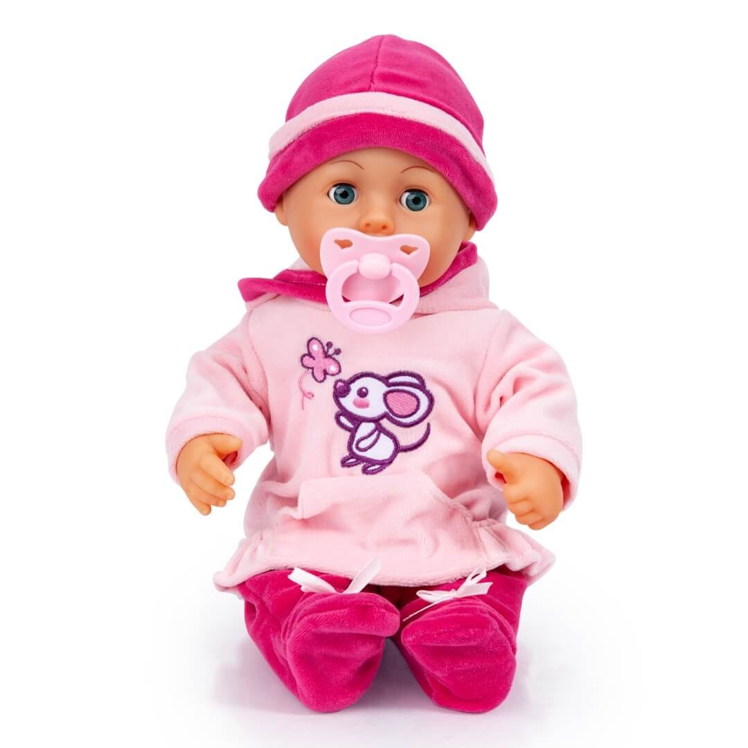 First Words Baby, rosa/pink, 38 cm - Puppe First Words Baby, rosa/pink, 38 cm - Puppe von Bayer Design