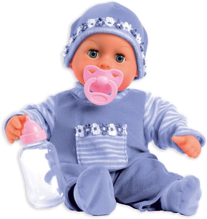 Funktionspuppe First words Baby, Grösse ca. 38cm lila Funktionspuppe First words Baby, Grösse ca. 38cm lila von Bayer Design