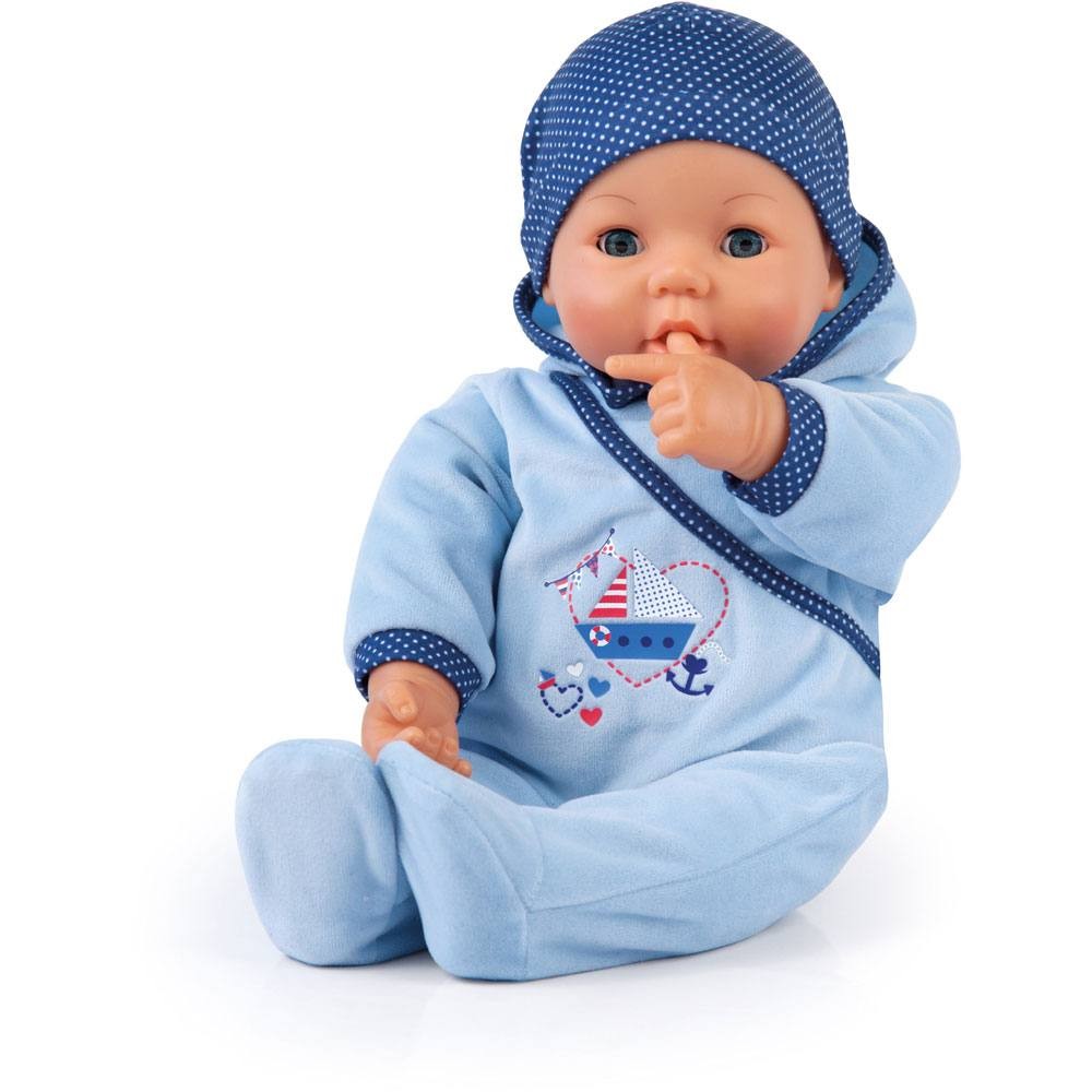 Hello Baby Funktionspuppe, Boy, blau 46cm Hello Baby Funktionspuppe, Boy, blau 46cm von Bayer Design
