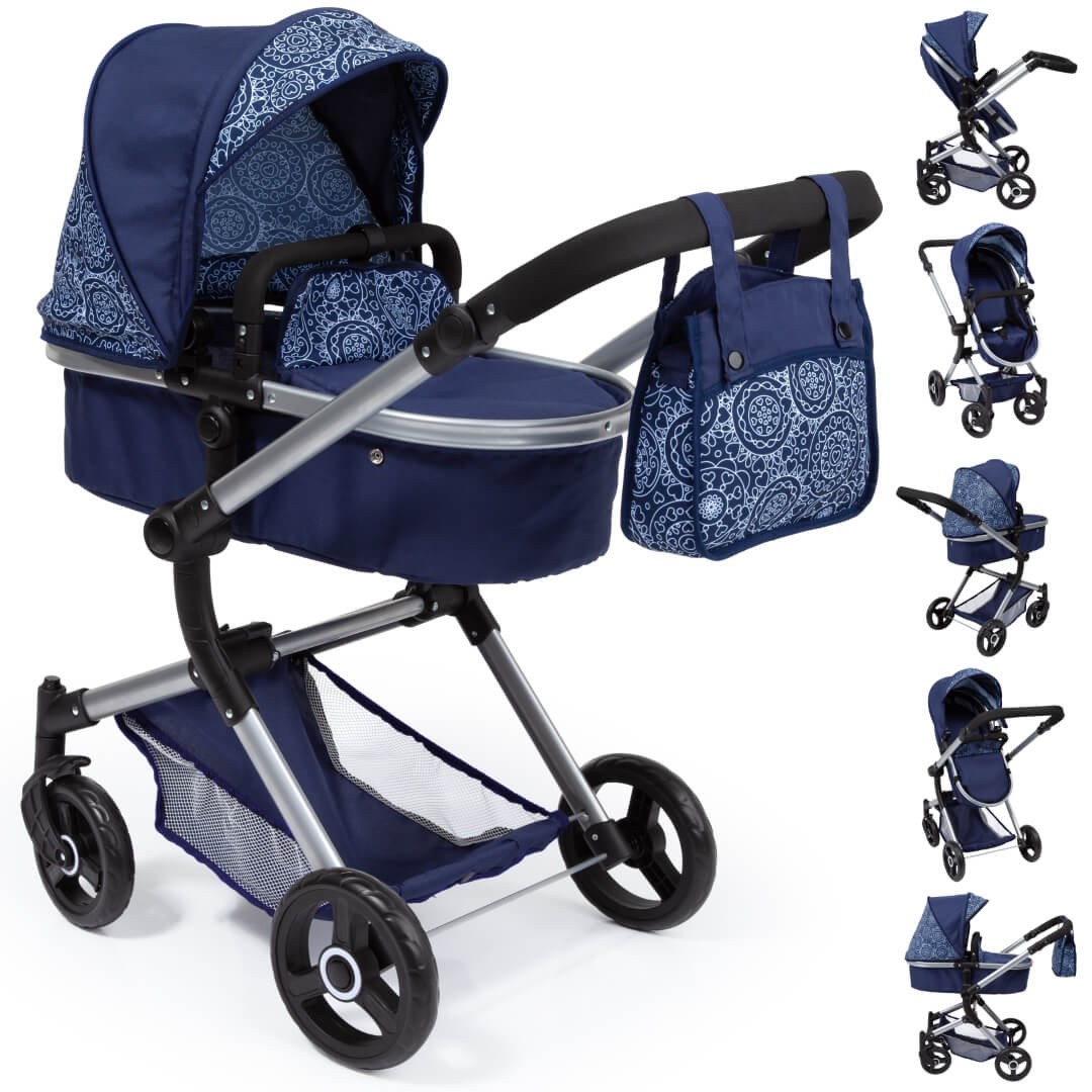 Kombi-Puppenwagen Neo Vario blau Kombi-Puppenwagen Neo Vario blau von Bayer Design