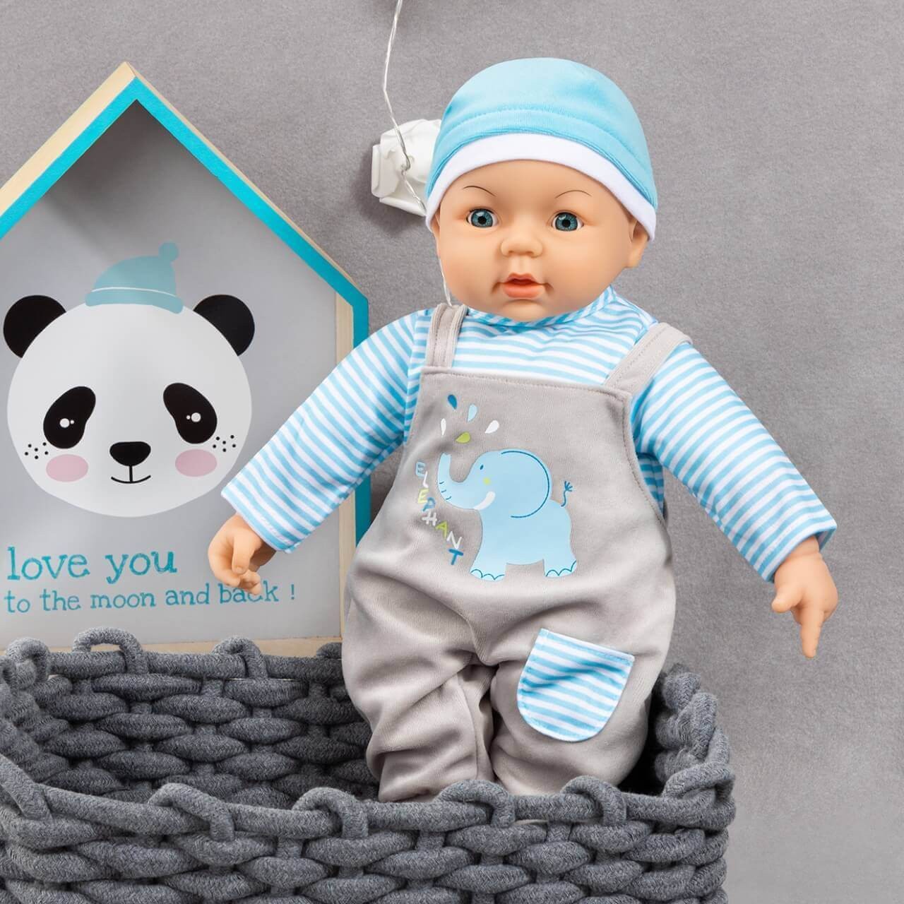 Puppensachenset für Puppen 46cm, Motiv Elefant - Puppenkleidung Puppensachenset für Puppen 46cm, Motiv Elefant - Puppenkleidung von Bayer Design