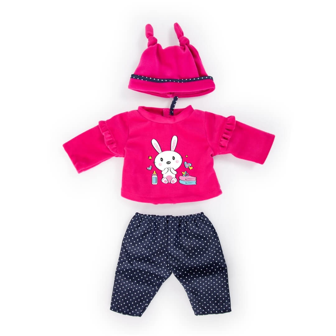 Puppensachenset für Puppen 46cm, Motiv Hase - Puppenkleidung Puppensachenset für Puppen 46cm, Motiv Hase - Puppenkleidung von Bayer Design