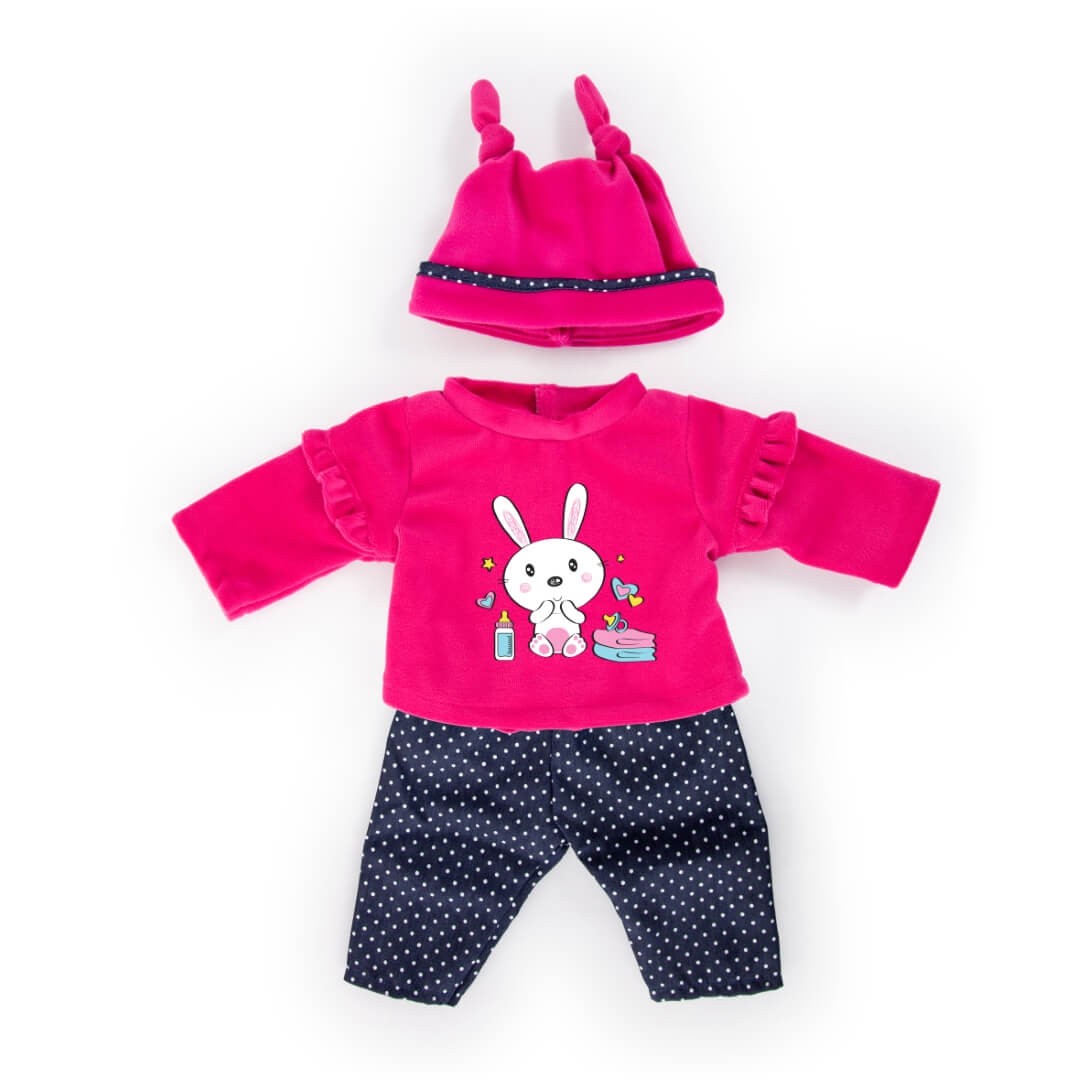 Puppensachenset für Puppen bis 38cm, Motiv Hase - Puppenkleidung Puppensachenset für Puppen bis 38cm, Motiv Hase - Puppenkleidung von Bayer Design