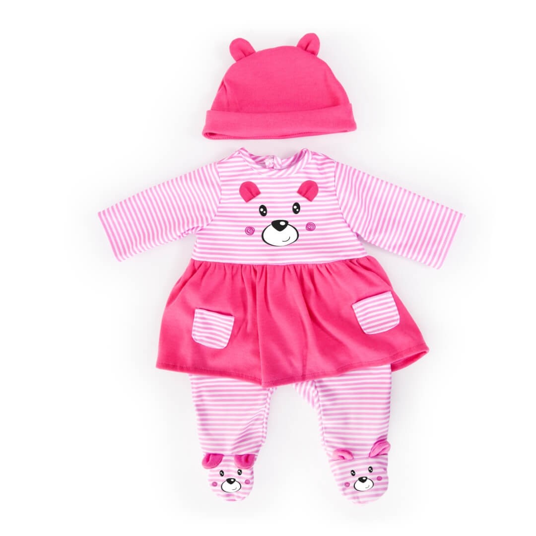 Puppensachenset für Puppen bis 38cm pink - Puppenkleidung Puppensachenset für Puppen bis 38cm pink - Puppenkleidung von Bayer Design