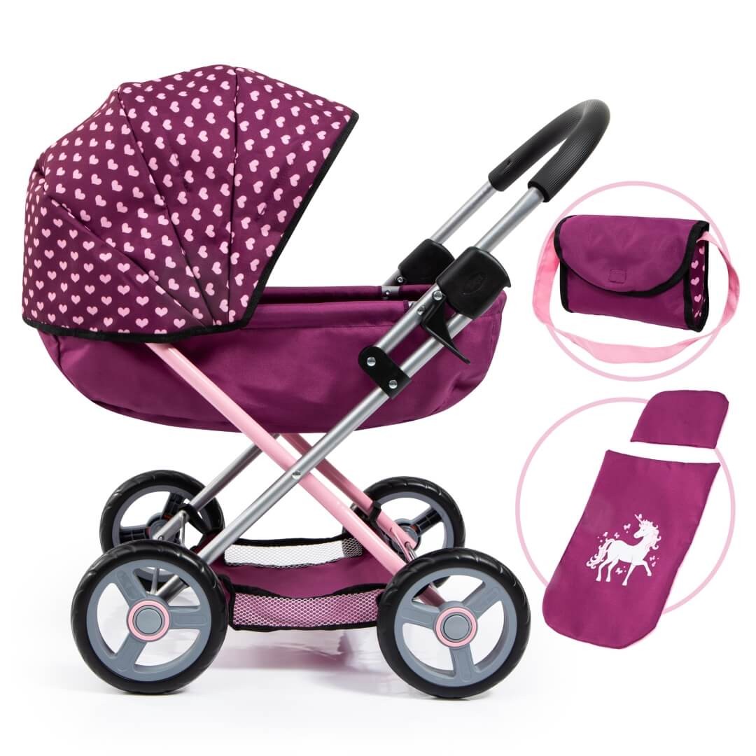 Puppenwagen Cosy Pflaume Puppenwagen Cosy Pflaume von Bayer Design