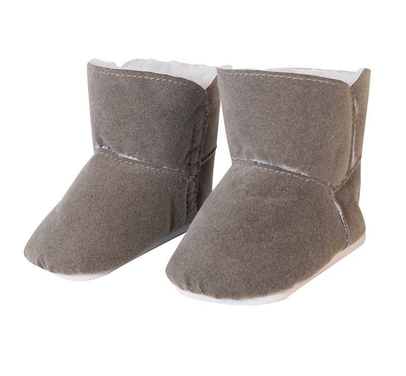 Stiefel für Puppen grau Stiefel für Puppen grau von Bayer Design