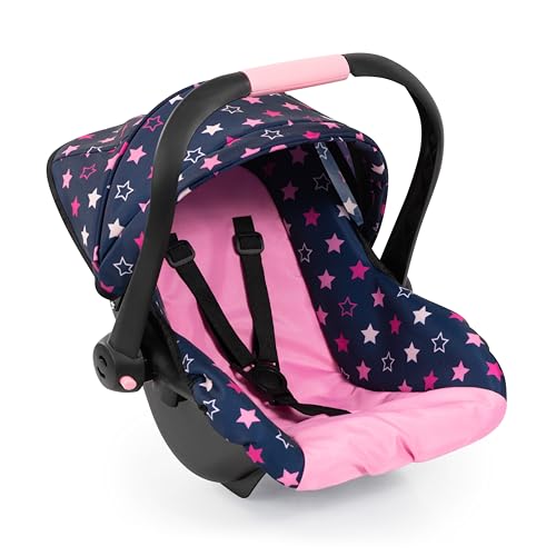 Bayer Design 67916AA Puppenautositz EasyGo, Puppensitz, Puppenzubehör, mit Gurt, Dach, verstellbarem Griff, blau, rosa Bayer Design 67916AA Puppenautositz EasyGo, Puppensitz, Puppenzubehör, mit Gurt, Dach, verstellbarem Griff, blau, rosa von Bayer