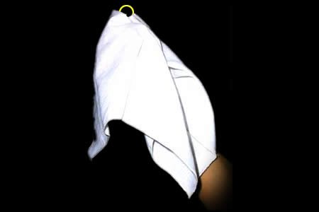 Bazar De Magia Hankerchief Vanishing Ring (White) by Trick von Guoml
