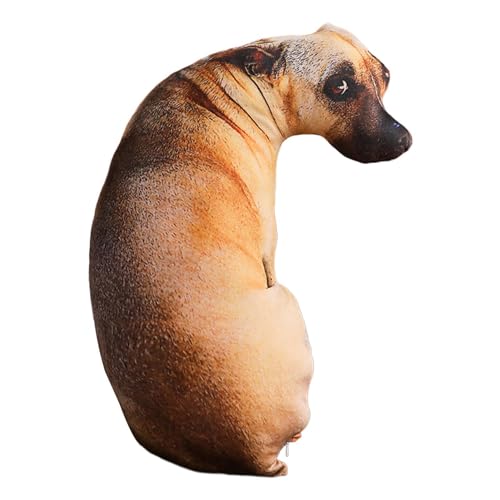 Bbbabeslk Realistisches Hundekissen – Plüschhund | bequeme und realistische Umarmungskissen | entzückender Hund für Mädchen | Geburtstag für Kinder von Bbbabeslk
