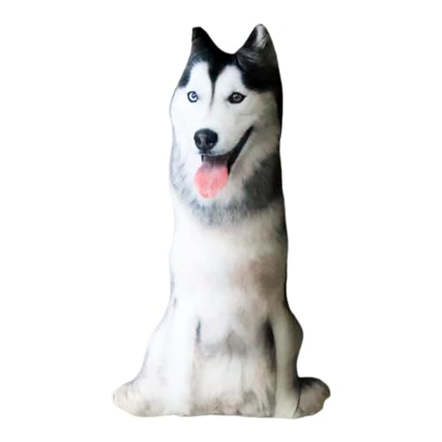 Bbbabeslk Realistisches Hundekissen – Plüschhund | bequeme und realistische Umarmungskissen | entzückender Hund für Mädchen | Geburtstag für Kinder von Bbbabeslk