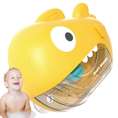 Dinosaurier-Blasenhersteller für Badezimmer, elektrisches Hai-Duschspielzeug für Kinder, Musikspielzeug für Haifischdusche, für Badezimmer, verlieben Sie sich in das Badezimmer von Bbbabeslk
