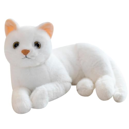 Katzenspielzeug, realistische Plüschtiere, Katzenspielzeug, realistisches Plüschtier, kleines Plüsch-Katzenkissen, Simulationskatzenspielzeug, Kätzchen-Spielzeug von Bbbabeslk