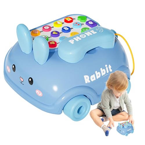 Kinderspielzeug, simuliertes Telefon mit Rädern, realistisches Autospielzeug, buntes Musik- und Lernspielzeug, kreatives Spiel für Geburtstag, Weihnachten, Neujahr, Jubiläum, Pa von Bbbabeslk