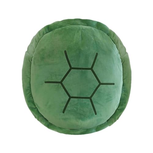 Riesiges Schildkröten-Kissen – Tragbares Riesen-Schildkrötenpanzerkissen | Plüschtier mit Schildkröten-Kostüm, Schildkröten-Kissen, Plüsch-Spielzeug, weiche Schildkröten-Muschelkissen von Bbbabeslk