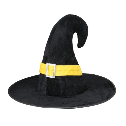Bbtcxjs Hexenhut Schwarz, Hexenhut Damen, Zauberer Hut Hexen Deko, Halloween Hexenhüte Kostüm Zubehör, Halloween Hexen Zubehör für Halloween Party Hüte Kostüm Cosplay Party Halloween Witch Hat Bbtcxjs Hexenhut Schwarz, Hexenhut Damen, Zauberer Hut Hexen Deko, Halloween Hexenhüte Kostüm Zubehör, Halloween Hexen Zubehör für Halloween Party Hüte Kostüm Cosplay Party Halloween Witch Hat von Bbtcxjs