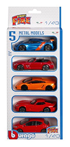 Bburago Maisto Frankreich 30007 Street Fire – Maßstab 1/43 – Pack 5 Autos Bburago Maisto Frankreich 30007 Street Fire – Maßstab 1/43 – Pack 5 Autos von Bburago