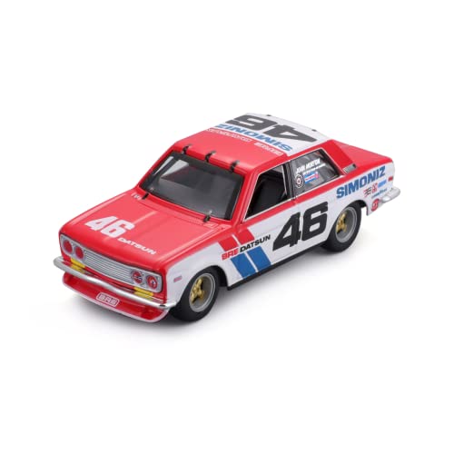 Bburago - Race Crystal Collection - BRE Datsun 510 - Miniatur-Rennauto im Maßstab 1:43 - Spielzeug für Kinder - zum Sammeln ab 3 Jahren Bburago - Race Crystal Collection - BRE Datsun 510 - Miniatur-Rennauto im Maßstab 1:43 - Spielzeug für Kinder - zum Sammeln ab 3 Jahren von Bburago