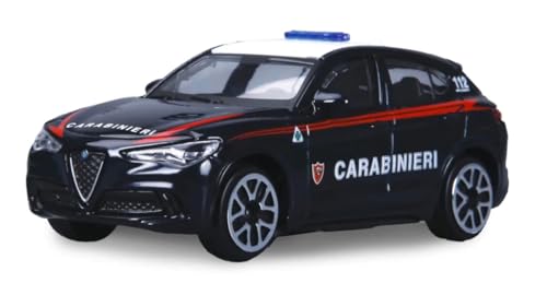 28-30389 BBurago Carabinieri Alfa Romeo Stelvio - Maßstab 1:43 - Metallmodell von Bburago