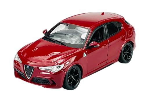 Alfa Romeo Stelvio Typ 949 SUV Rot Metallic Ab 2017 1/24 Bburago Modell Auto von Bburago