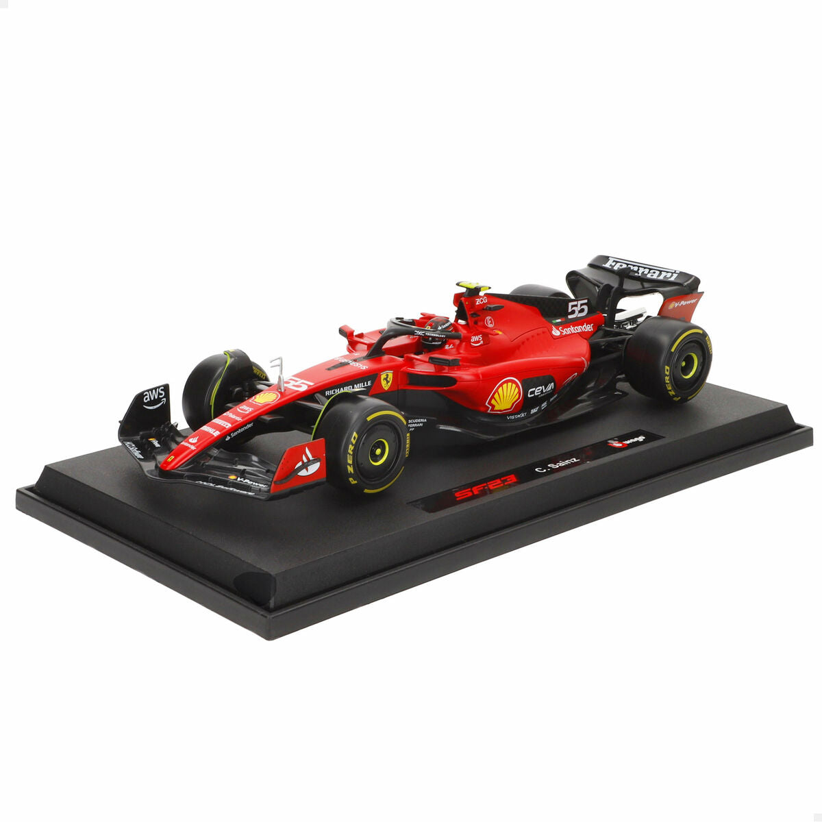 Auto Bburago Ferrari F1 Racing SF23 #55 C 1:18 Auto Bburago Ferrari F1 Racing SF23 #55 C 1:18 von Bburago