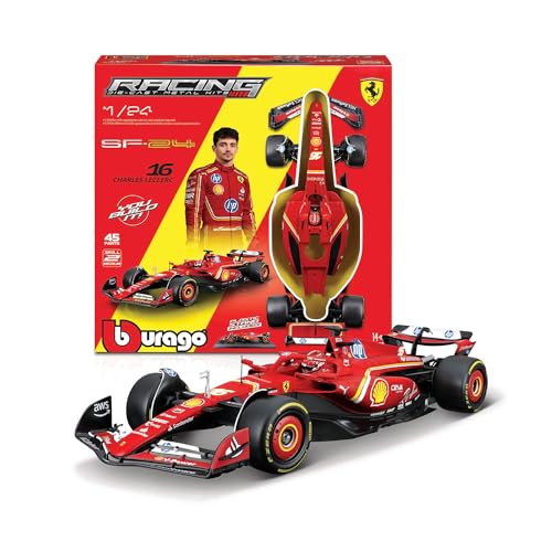 BBURAGO Ferrari SF-24 2024 – Modellbausatz zum Selberbauen, Maßstab 1:24, 45 Teile, Offizielles Modell, Realistisches Bauset für Formel-1-Fans BBURAGO Ferrari SF-24 2024 – Modellbausatz zum Selberbauen, Maßstab 1:24, 45 Teile, Offizielles Modell, Realistisches Bauset für Formel-1-Fans von Bburago