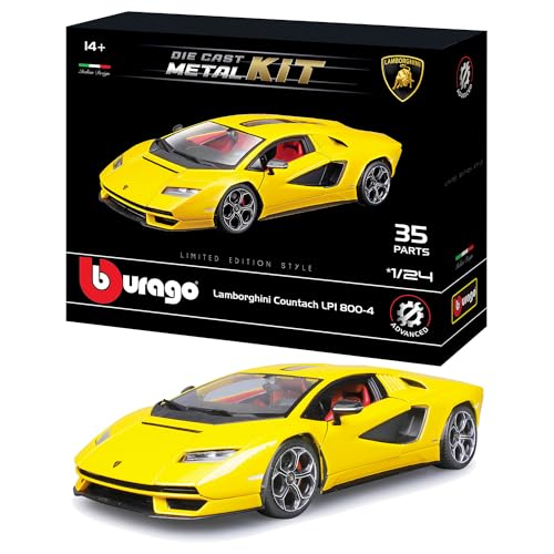 BBURAGO - Modell-Bausatz Lamborghini Countach - Realistisches Automodell im Maßstab 1:24, Offizielle Lamborghini Lizenz, Empfohlenes Alter 14+ Jahre BBURAGO - Modell-Bausatz Lamborghini Countach - Realistisches Automodell im Maßstab 1:24, Offizielle Lamborghini Lizenz, Empfohlenes Alter 14+ Jahre von Bburago