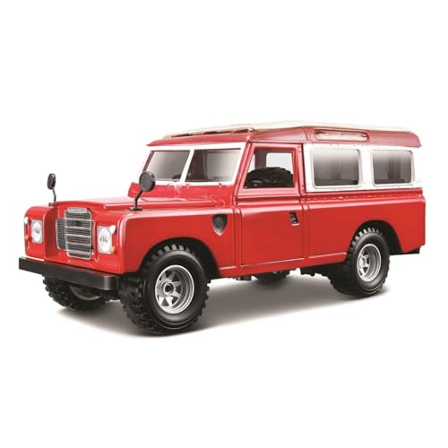 Bburago 18-22063 Land Rover Serie II Modellauto im Maßstab 1:24, Rot, Large Bburago 18-22063 Land Rover Serie II Modellauto im Maßstab 1:24, Rot, Large von Bburago