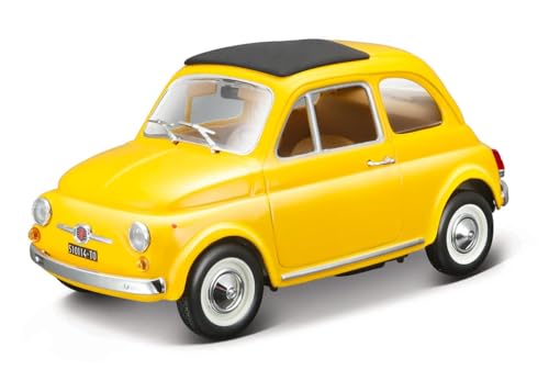 BBurago Fiat 500F (1965) Metal Kit Die Cast im Maßstab 1:24 43 Teil von Bburago