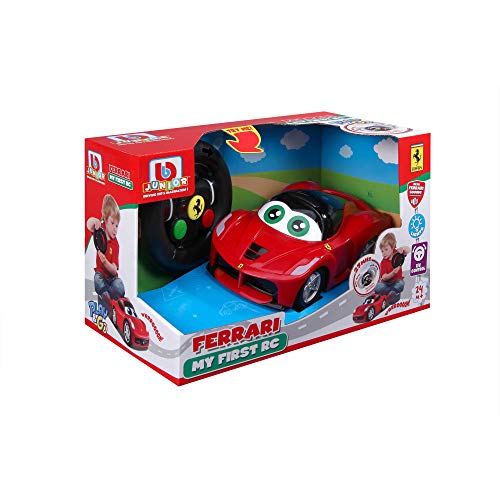 Bauer Spielwaren 16-91002 Ferrari LaFerrari - My First RC Spielzeugauto mit Fernsteuerung, Rot von Bburago