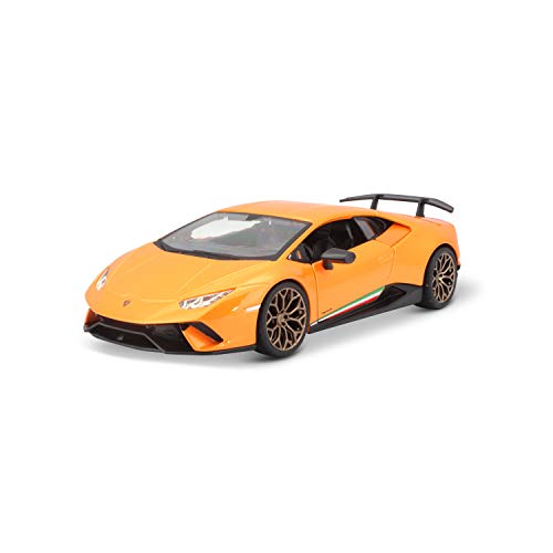 Bauer Spielwaren Bburago Lamborghini Huracan Performate: Modellauto im Maßstab 1:24, Türen und Kofferraum zum Öffnen, 19 cm, orange (18-21092OR) Bauer Spielwaren Bburago Lamborghini Huracan Performate: Modellauto im Maßstab 1:24, Türen und Kofferraum zum Öffnen, 19 cm, orange (18-21092OR) von Bburago