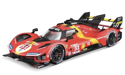 Bburago 1/18 Ferrari Racing - 499P LMH 2023#51 - Rot - Neu 2024 von Bburago