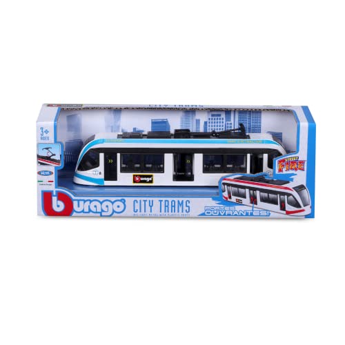 Bburago - Miniatur City Tramway im Maßstab 1:64 – Sehr detailliertes Fahrzeug aus Metall und Kunststoff für Kinder ab 3 Jahren – ohne Batterien – 23,5 cm lang – Kollektion und Spiel Bburago - Miniatur City Tramway im Maßstab 1:64 – Sehr detailliertes Fahrzeug aus Metall und Kunststoff für Kinder ab 3 Jahren – ohne Batterien – 23,5 cm lang – Kollektion und Spiel von Bburago