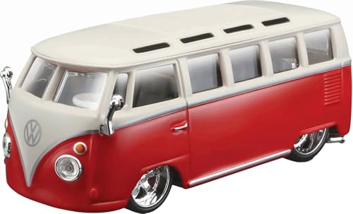 Bburago 1:32 VW Bus Samba, Creme/rot von Bburago