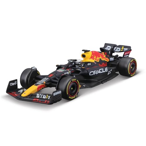 Bburago F1 Red Bull RB18 (2022): Modellauto im Maßstab 1:43, 11 Sergio Perez, mit Fahrer, Hardcase (18-38062P), Assortierte Farben von Bburago