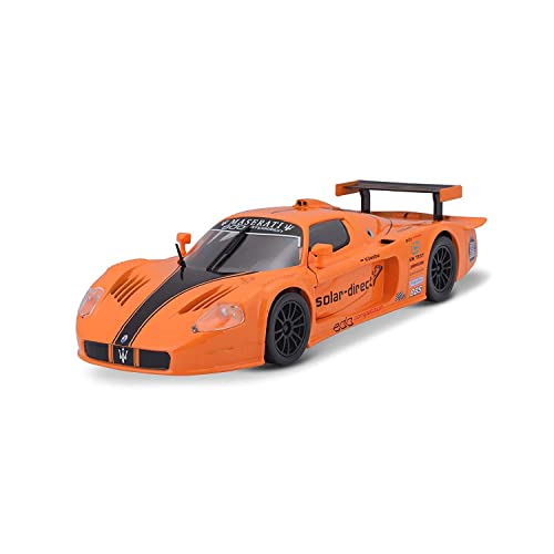 Bburago Maserati MC12: Modellauto im Maßstab 1:24, Türen zum Öffnen, lenkbar, 19 cm, orange (18-21078) Bburago Maserati MC12: Modellauto im Maßstab 1:24, Türen zum Öffnen, lenkbar, 19 cm, orange (18-21078) von Tobar