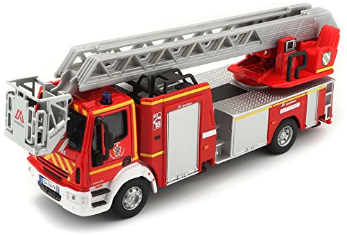 Bburago 32001 IVECO MAGIRUS 150-E 28 Feuerwehrautos, Einfarbig von Bburago
