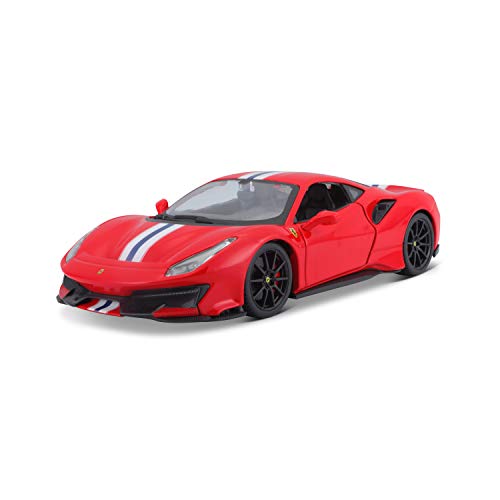 Bburago 26026 18-26026 Ferrari 488 Pista 2018 1:24 Modellauto, Rot von Bburago