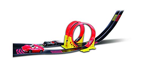 Bburago 31216 - Autobahn Zubehor - Rennstrecke mit Looping Ferrari Dual Loop von Bburago