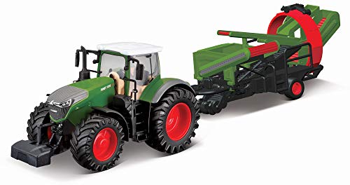 Bburago B18-31666 Die-Cast FENDT 1050 Vario mit funktionierendem Kultivator-Fahrzeug, rot, groß Bburago B18-31666 Die-Cast FENDT 1050 Vario mit funktionierendem Kultivator-Fahrzeug, rot, groß von Bburago