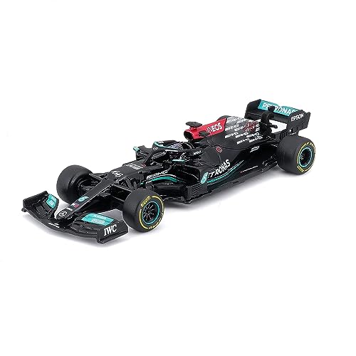 Bburago 18-38058-00000100 F1 Mercedes-AMG W12 Modellauto im Maßstab 1:43, schwarz #44 Lewis Hamilton von Bburago