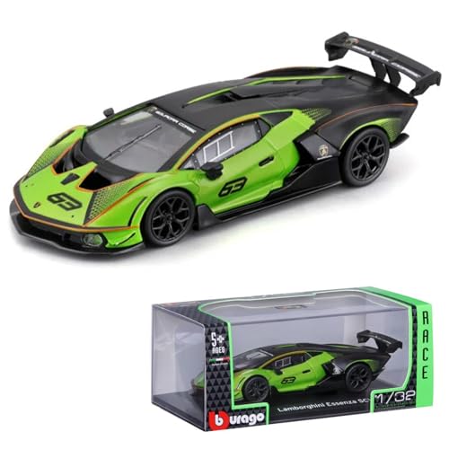 Bburago B18-41161 Lamborghini Essenza SCV12 Super Car Collectible, Red, Medium von Bburago