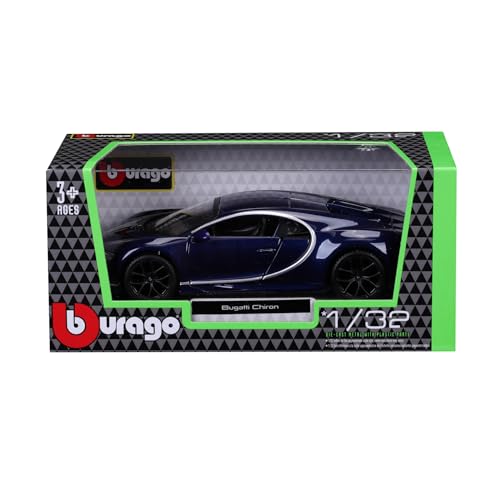 Bburago BUGATTI CHIRON Super Car - Maßstab 1:32 - Unglaublich detailgetreue Druckguss-Sammelfahrzeug-Nachbildung von Bburago