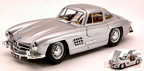Bburago BURAGO BU22023S Mercedes 300 SL 1954 Silver 1:24 MODELLINO DIE CAST Model Bburago BURAGO BU22023S Mercedes 300 SL 1954 Silver 1:24 MODELLINO DIE CAST Model von Bburago