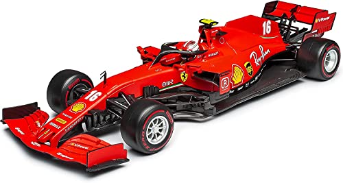 Bauer Spielwaren Bburago Formel 1 Ferrari SF1000 (2020): Modellauto im Maßstab 1:18, mit Fahrer #5 Vettel, Ferrari Racing Edition, 31 cm, rot (18-16808V) von Bauer Spielwaren
