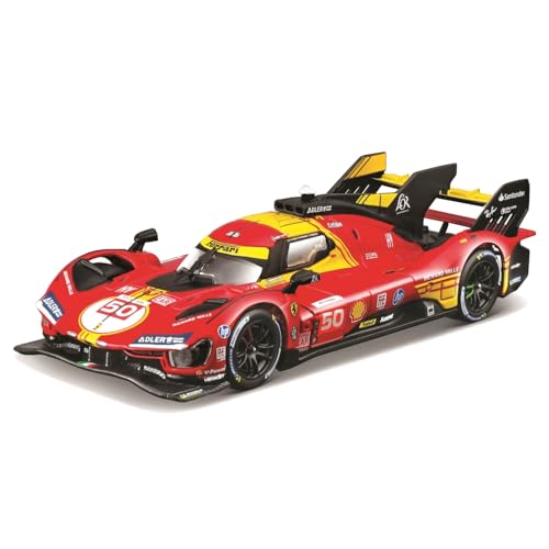 Bburago - Ferrari 499P LMH 24H Le Mans Champion 2024#50 Maßstab 1:43, Diecast-Replik mit Transparenter Vitrine, Ferrari-Lizenz, Alter 14+ Bburago - Ferrari 499P LMH 24H Le Mans Champion 2024#50 Maßstab 1:43, Diecast-Replik mit Transparenter Vitrine, Ferrari-Lizenz, Alter 14+ von Bburago
