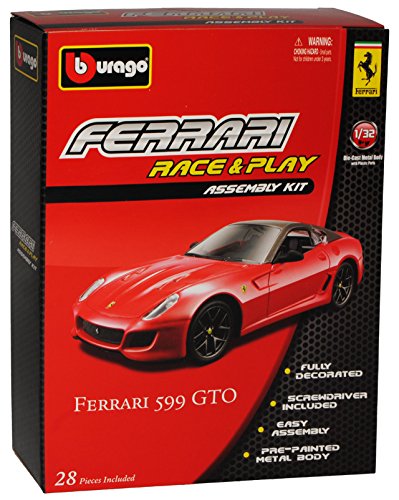 Bburago Ferrari 599 GTO Coupe Grau Bausatz Kit 1/32 Modell Auto mit individiuellem Wunschkennzeichen Bburago Ferrari 599 GTO Coupe Grau Bausatz Kit 1/32 Modell Auto mit individiuellem Wunschkennzeichen von Bburago
