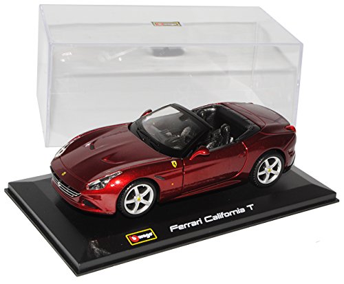 Bburago Ferrari California T Cabrio Dunkel Rot Metallic Ab 2015 1/32 Modell Auto mit individiuellem Wunschkennzeichen Bburago Ferrari California T Cabrio Dunkel Rot Metallic Ab 2015 1/32 Modell Auto mit individiuellem Wunschkennzeichen von Bburago