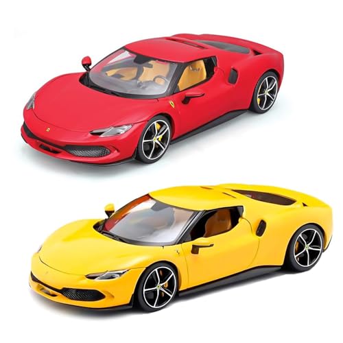BBURAGO - Ferrari 296 GTB R&P - Realistisches Automodell im Maßstab 1:18, offizielle Ferrari-Lizenz, empfohlenes Alter 3+ Jahre von Bburago
