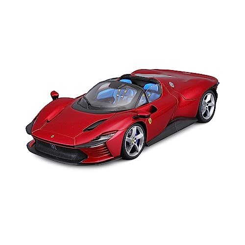 Bburago -Ferrari Signature – Daytona SP3 – Reproduktion des Fahrzeugs im Maßstab 1:18 – Rot Metall – Spielzeug für Kinder zum Sammeln ab 14 Jahren – 16913R von Bburago