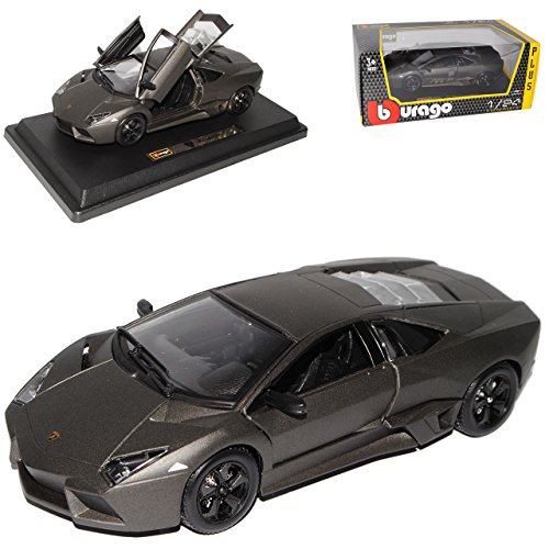 Bburago Lamborgihini Reventon Coupe Matt Grau Schwarz IAA 2007 18-21041 1/24 Modell Auto von Bburago